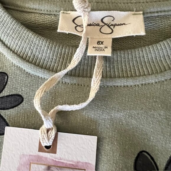 JESSICA SIMPSON NWT GIRLS SIZE 6X TWO PIECE OUTFIT - Picture 3 of 7